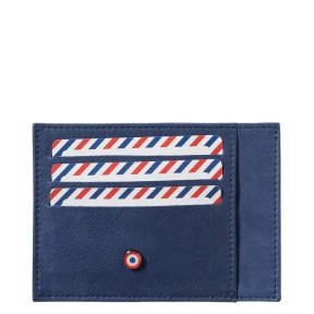 Porte-cartes mer indigo