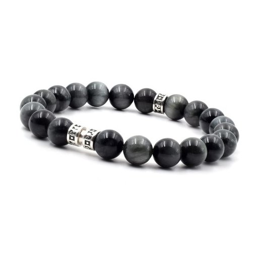 bracelet homme Œil de faucon 8mm PPJ