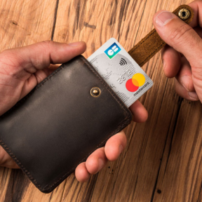 Portefeuille Handy Anti-RFID pour cartes et monnaie