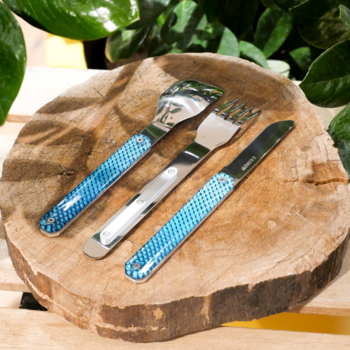 Touche de couleur Premium couverts fourchettes couteaux cuillères