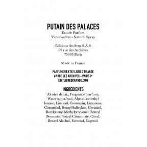 Eau de parfum état libre d'orange putain des palaces